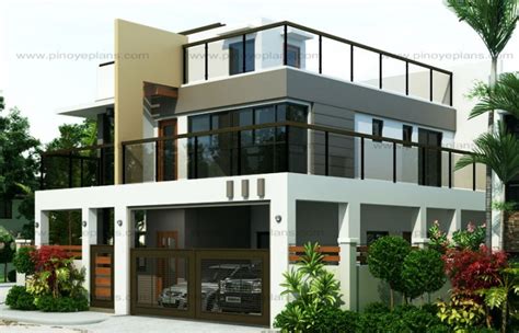 Ester Four Bedroom Two Story Modern House Design Pinoy