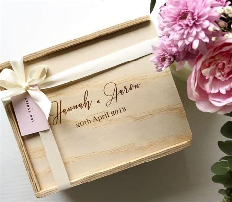To help, we rounded up the best gifts for grooms. Bride & Groom Custom Engraved Gift Box - The Bridal Box Co