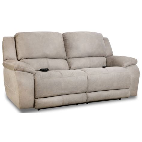 Homestretch Explorer Casual Double Reclining Sofa With Pillow Top Arms Turk Furniture