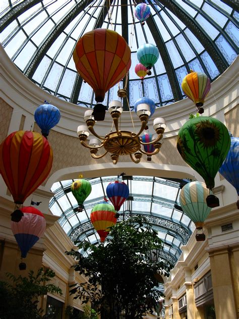 I cannot wait to show you. Hot Air Balloon Decorations, Shops at Bellagio Las Vegas ...