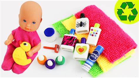 🛀 Diy Productos De Baño Para Muñecas En Miniatura Parte 2