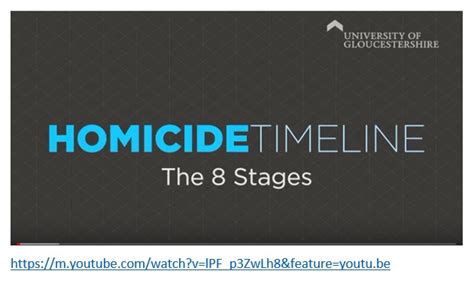 Homicide Timeline The 8 Stages Research Repository