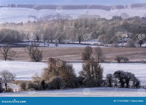 Winter Snow North Yorkshire England Stock Photo Image Of Weather