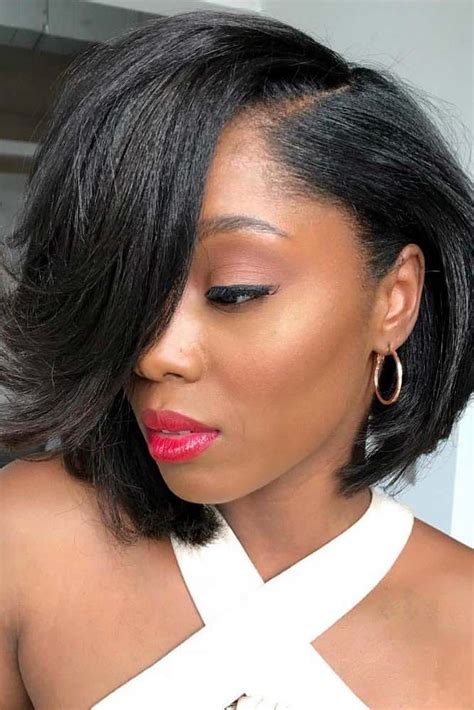 30 Chic Bob Hairstyles For Black Women With Good Taste Short Bob