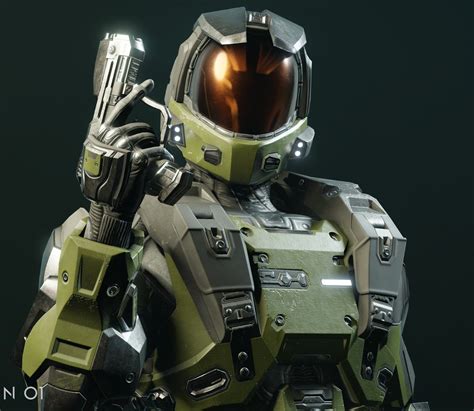 Fan Made Og Master Chief With Modern Graphics Halofanforlife