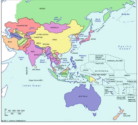 1 Map Of The Asia Pacific Region Download Scientific Diagram