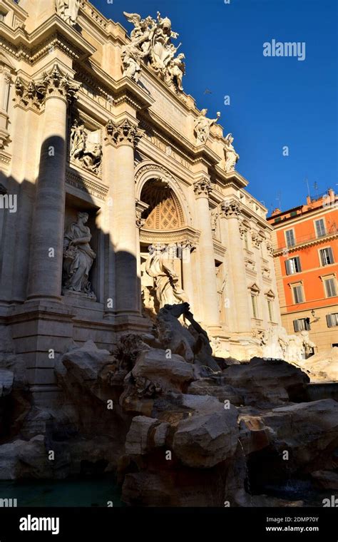 View Of The Trevi Fountain Rome Italy Stock Photo Alamy