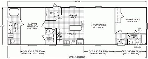 See the variety of single wide mobile home floor plans for single wide manufactured homes. Amazing 14x70 Mobile Home Floor Plan - New Home Plans Design