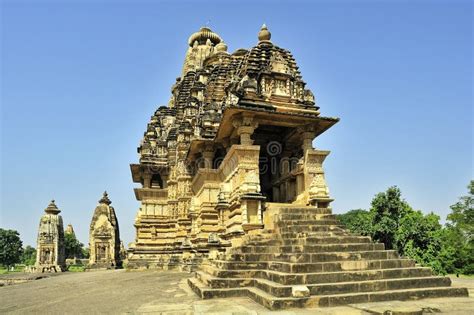 Beautiful Architectural Building Of Visvanatha Temple At Khajuraho