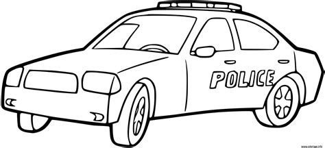 Ment dessiner une voiture de police. Coloriage Voiture De Police Americaine Dessin Voiture De Police à imprimer