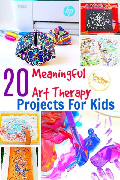 20 Meaningful Art Therapy Projects For Kids Sunshine Whispers