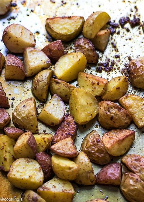 Turmeric Roasted Potatoes Recipe Cooking Lsl