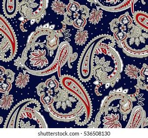 Traditional Indian Paisley Pattern Stock Vector Royalty Free