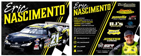 Racing Hero Cards Templates