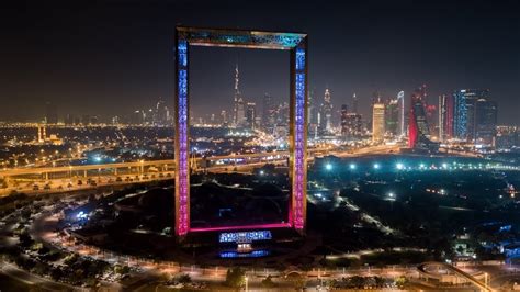 Dubai Frame A Beauty Of The Night Rayna Tours And Travels Youtube