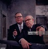 British actors Arthur Lowe on right and Robert Dorning pictured in a ...