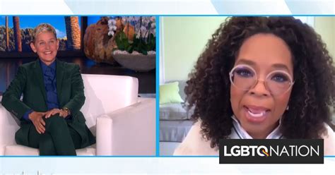 Ellen Fights Back Tears And Explains To Oprah Why Shes Ending Her Show Lgbtq Nation
