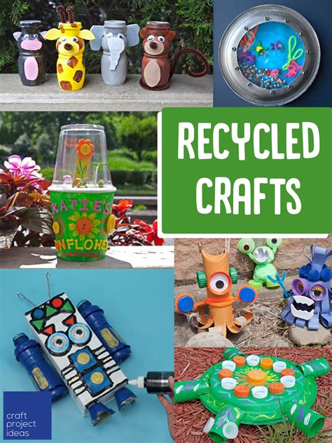 12 Recycled Crafts For Earth Day Craft Project Ideas
