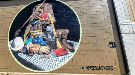 Heroes Live Here Mural In Clay Center Ks