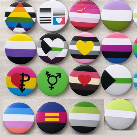 Transgender Pride Rainbow Lgbt Gay Intersex Asexual Pride Lapel Pins Love Is Bisexual Pansexual