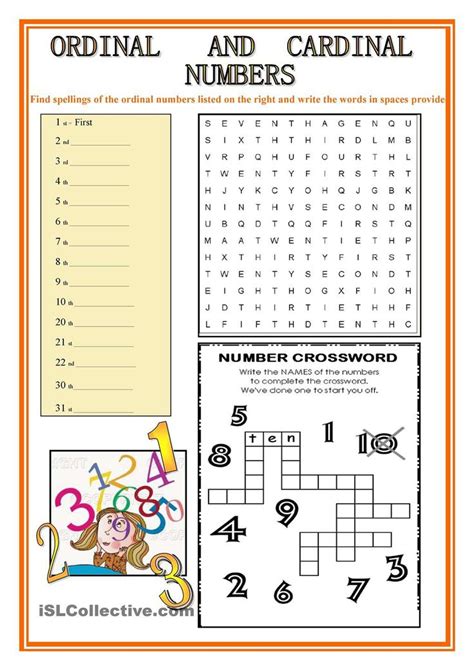 Pin By Qweas On English Ordinal Numbers Number Worksheets Esl