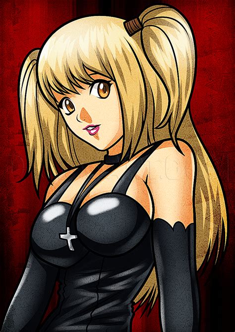 Drawing Misa Amane Step By Step Drawing Guide By Dawn Dragoart