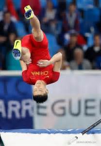 Pas de médaille pour renaud lavillenie. JO 2016 : Le Chinois Xue Changrui lors de la finale du ...