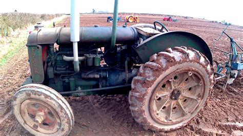 1929 1945 Fordson Model N Diesel Tractor 27hp With Ransomes Plough