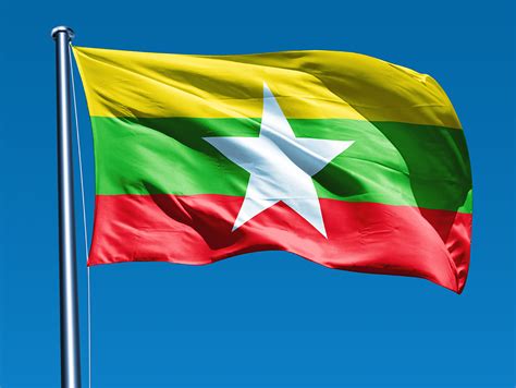 The Myanmar Flag Myanmar Flag Myanmar Flag