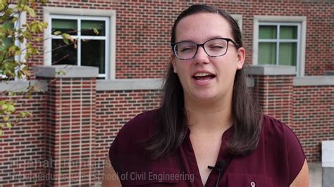 Hannah Tomkins On Linkedin Purdue Civil Engineering Spotlight — Hannah Tompkins