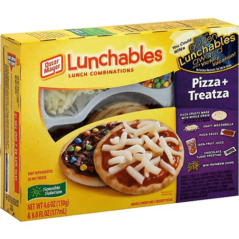 Lunchables Lunch Combinations Pizza Treatza Fun Pack Shop