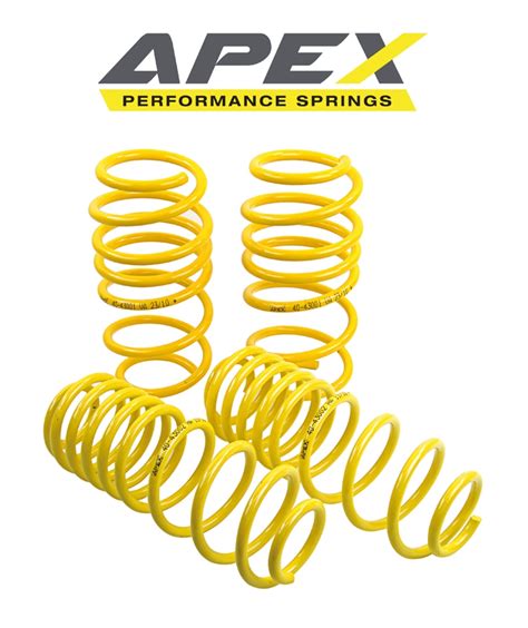 Performance Lowering Springs Apex Suspension