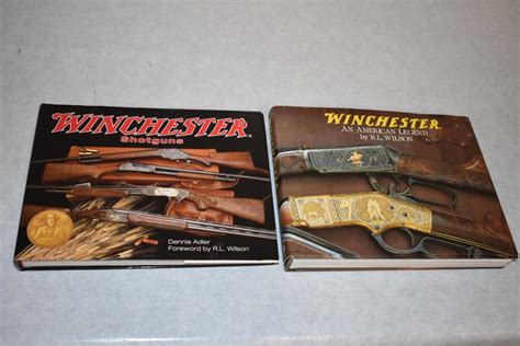 Sold Price Winchester Shotgun Book By Dennis Adlerrl Wilson Win