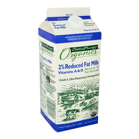 Central Market Organics Reduced Fat Milk Shop Milk At H E B