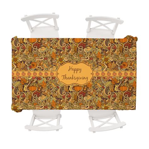 Custom Thanksgiving Tablecloth 58x102 Personalized Youcustomizeit