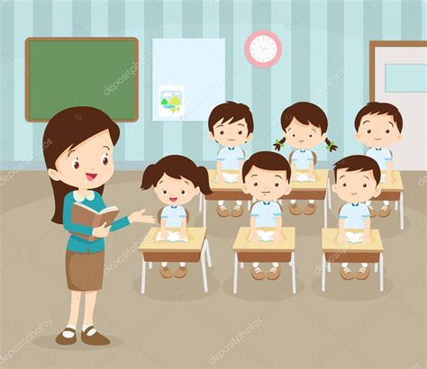Archivo de noticias en colombia y el mundo sobre clases presenciales. Dibujos De Niños En Salon De Clases - Hay Niños