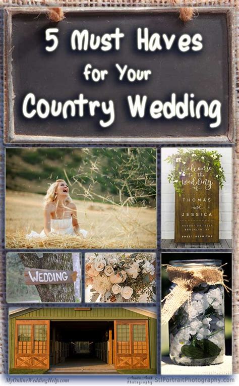 There are plenty of since then, i've traveled to over 70 countries and have knocked some big adventures off my bucket list. 5 Must Haves for Your Country Wedding - My Online Wedding ...