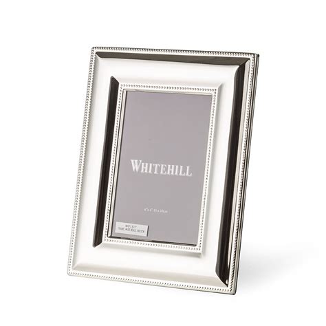 Whitehill Silver Plated Frame Wide Bead 10x15cm Peters Of Kensington