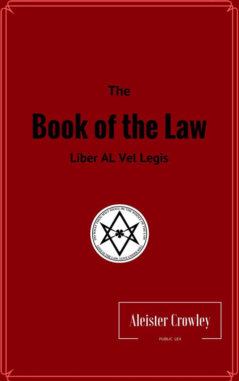 What rights are protected by law? The Book of the Law - Aleister Crowley