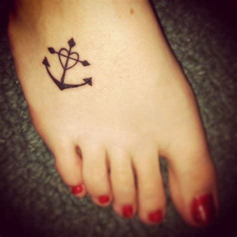 My First Tattoo Faith Hope Love Anchor Tattoo Tattoos