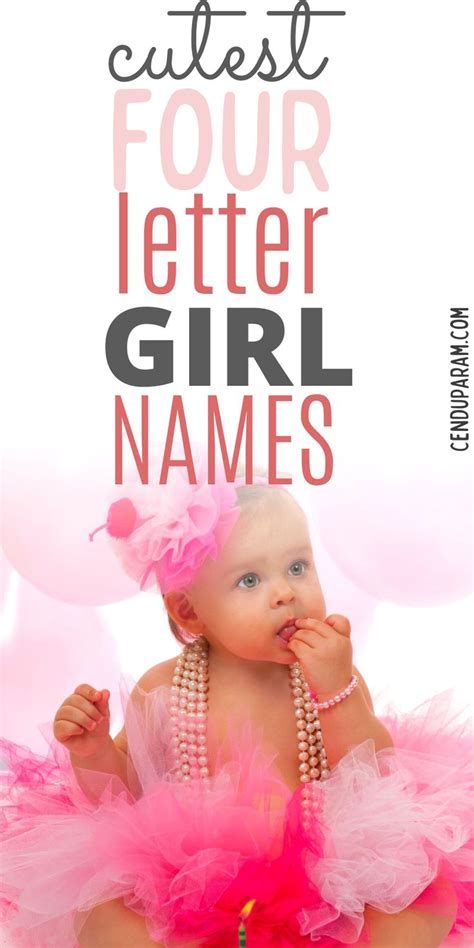 Prettiest 4 Letter Girl Names With Meanings Origins In 2021 English