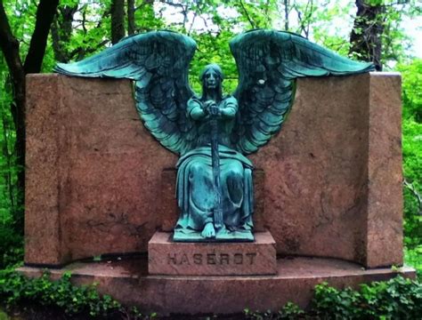 Haserot Angel In Lake View Cemetery Cemetery Monuments Lake View
