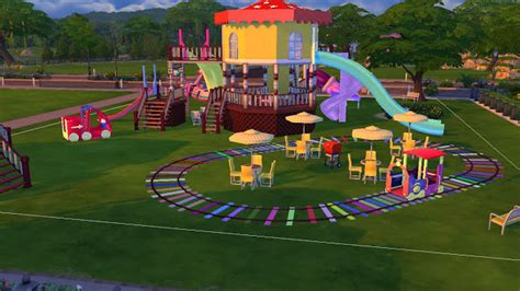 Joyful Kids Playground Set At Sanjana Sims Sims 4 Updates