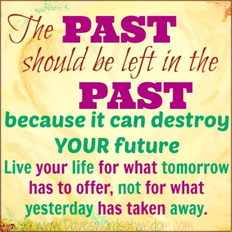 Leave The Past In The Past