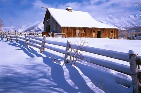 45 Winter Barn Scenes Wallpaper Wallpapersafari