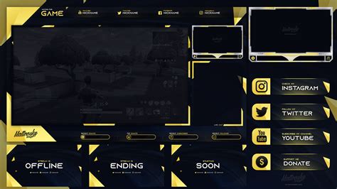 Free Twitch Stream Overlay Template 2019 12 Download Behance