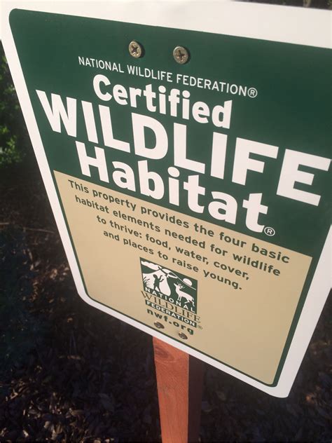 Our Certified Wildlife Habitat Grow Sip Chow