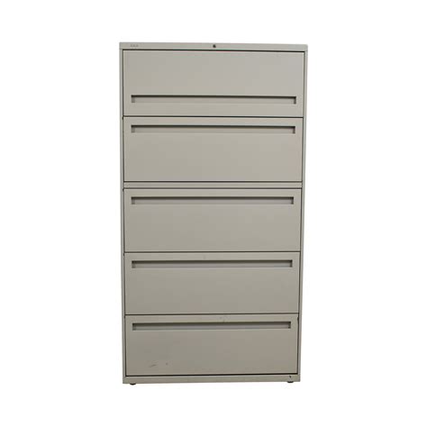 Best 5 drawer file cabinets. 80% OFF - Hon Hon White Five Drawer Lateral File Cabinet ...