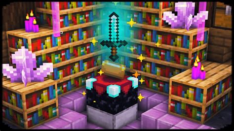 Minecraft 3 Cool Enchanting Room Designs Youtube