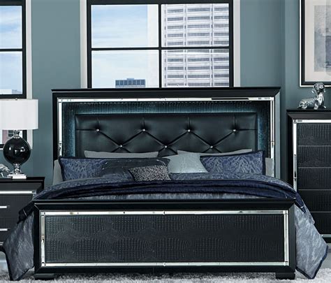 Black bed set queen that are available on the site are woven fabrics and made from the finest quality cotton, polyester fiber, etc for maximum comfort and alibaba.com brings you an exquisite collection of stylish black bed set queen accessible in different styles, designs, sizes, and colors depending on. Allura Black Queen Upholstered Panel Bed from Homelegance ...